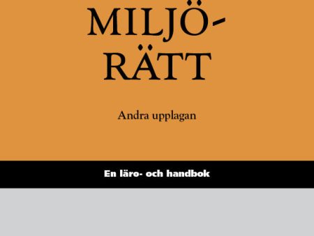 Arbetsmiljörätt : en läro- och handbok For Sale