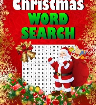 Christmas word search.: Easy Large Print Puzzle Book for Adults, Kids & Everyone for the 25 Days of Christmas. Sale