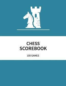 Chess Scorebook 100 Games: 80 Moves Chess Notation Book Teal Fashion