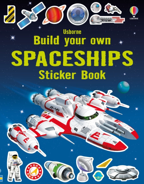 Build Your Own Spaceships Sticker Book Fashion