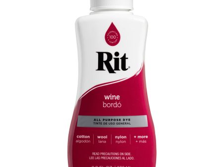 Tekstiiliväri Rit Dye 236 ml Wine 10 For Discount