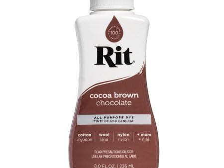 Tekstiiliväri Rit Dye 236 ml Cocoa Brown 20 on Sale