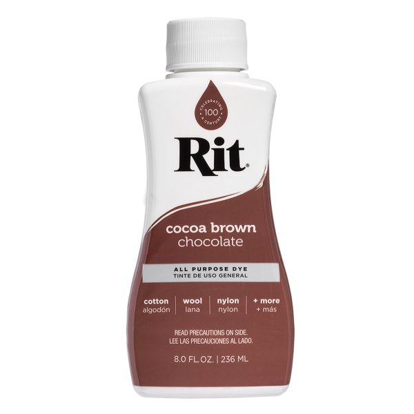 Tekstiiliväri Rit Dye 236 ml Cocoa Brown 20 on Sale