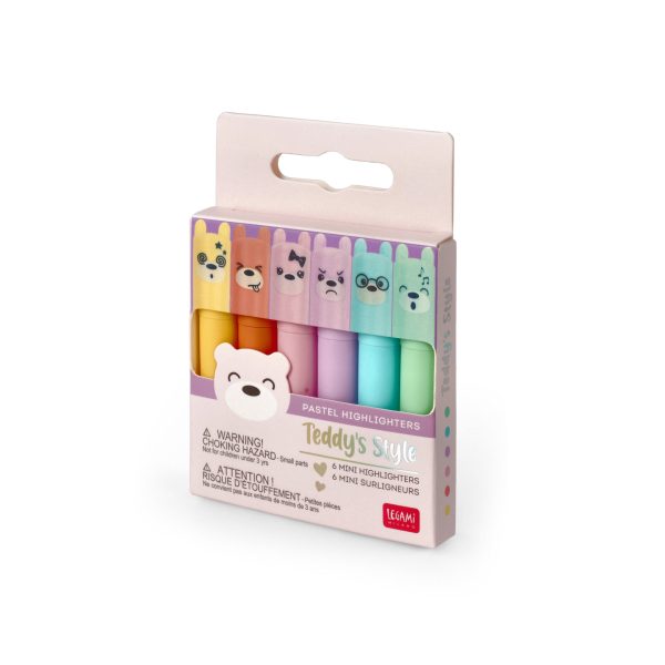 Korostuskynä mini 6 kpl pastelli Legami Cheap