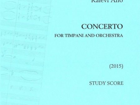 Concerto for timpani and orchestra - Study score For Cheap