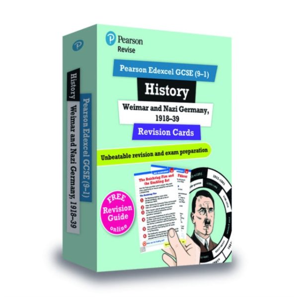 Pearson REVISE Edexcel GCSE History Weimar and Nazi Germany: Revision Cards incl. online revision and quizzes - for 2025 and 2026 exams Online