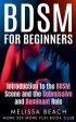 BDSM For Beginners: Introduction to the BDSM Scene and the Submissive and Dominant Role Fashion